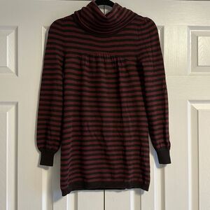 Ella Moss Women’s Turtleneck Striped Sweater